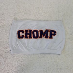 White UF Chomp Tube Top